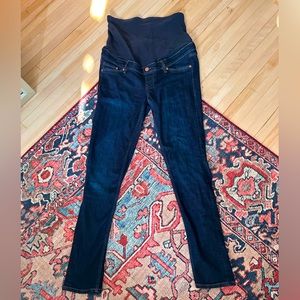 Dark Wash Skinny Maternity Jeans Size 8 H&M